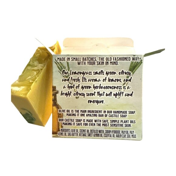 Old Town Soap Co. Handmade Artisan Soap Lemongrass, Apple, Monkey Farts, Seaside - Picture 8 of 12